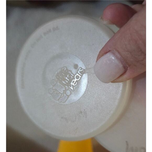 Vtg Lot 5 Tupperware Red Yellow 10 1229 Snack Cups with 9 297 Matching Lids - Picture 3 of 6